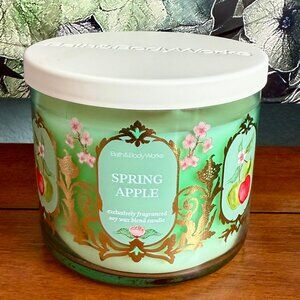 NEW SPRING APPLE 3-Wick 14.5oz Candle Bath & Body Works